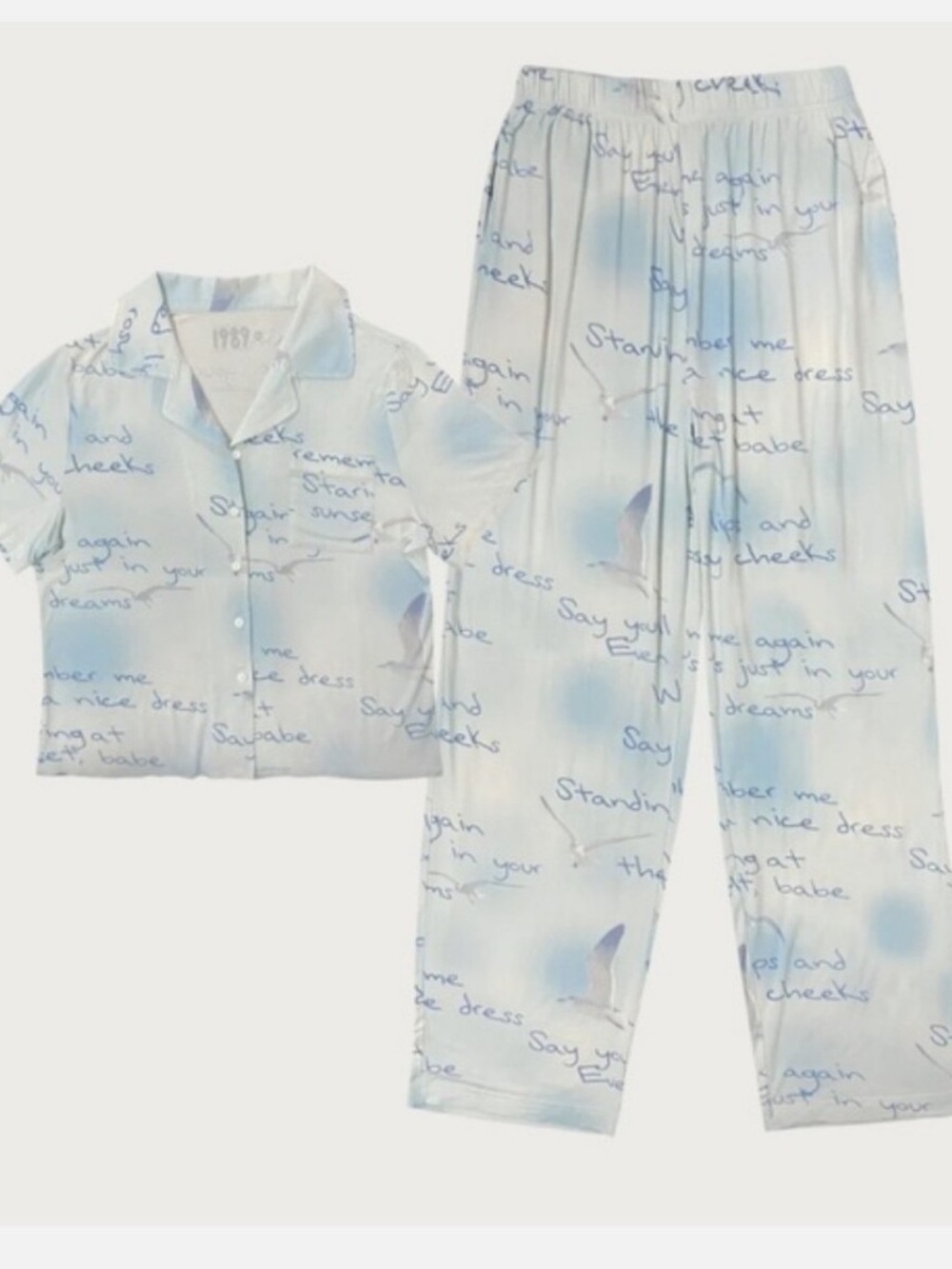 Taylor Swift OFFICIAL 1989 Taylor’s Version Wildest Dreams Pajamas
